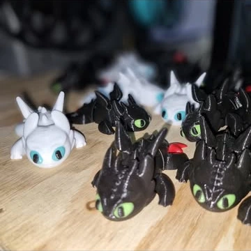 Dragones con actitud — impresión 3D de Algoritmo